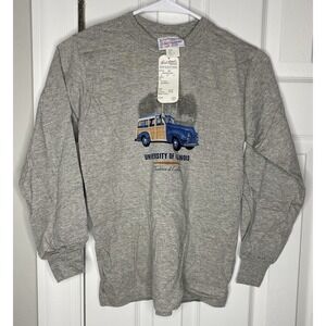 NCAA Youth Illinois University VTG‎ Long Sleeve Shirt Grey Size 10-12 New *read